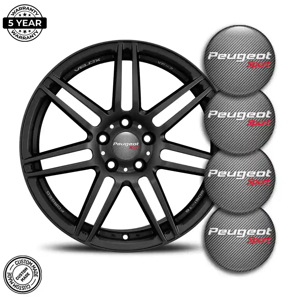 Peugeot Wheel Emblems Signature Grade
