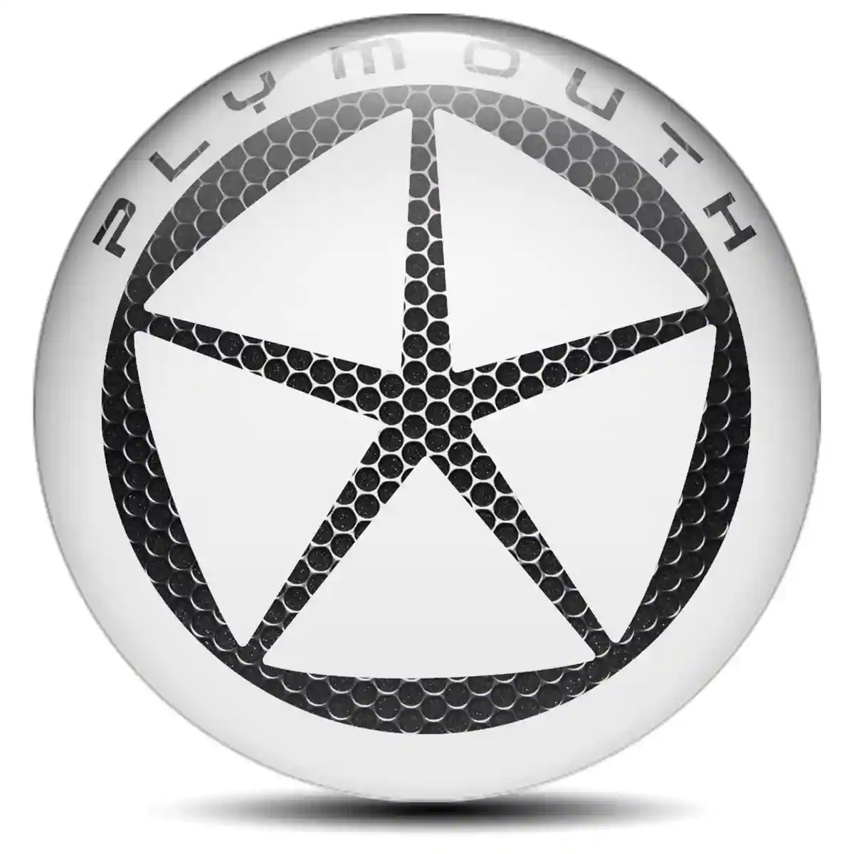 Plymouth Domed Emblem Sleek Style