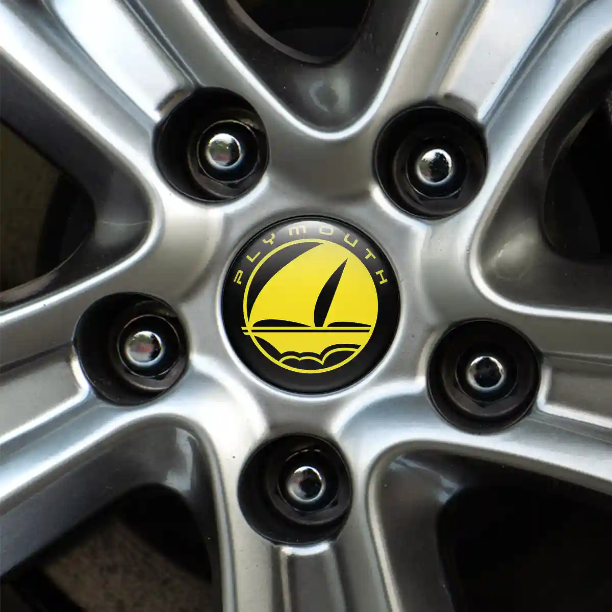 Plymouth Emblem Badge Sleek Style