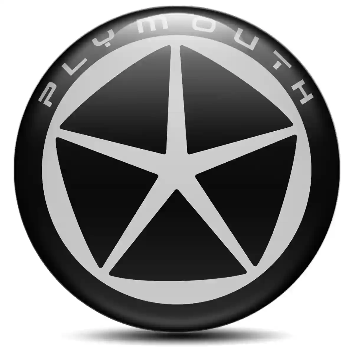 Plymouth Emblem Epoxy Self-Adhesive Sleek Style