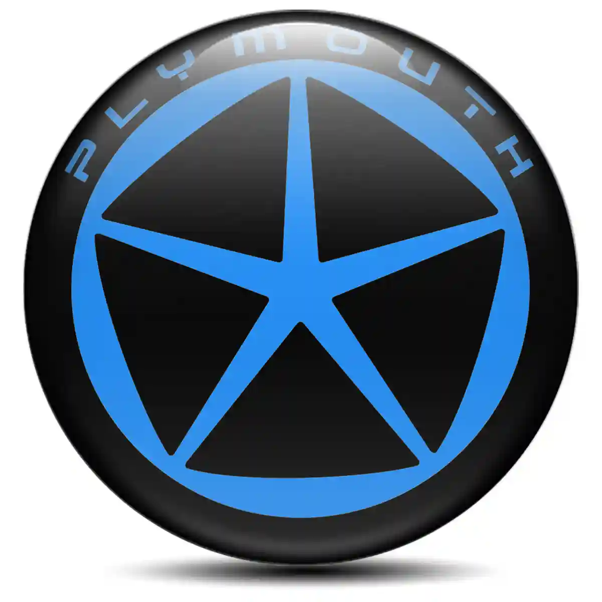 Plymouth Emblem Wheel Center Caps Sleek Style