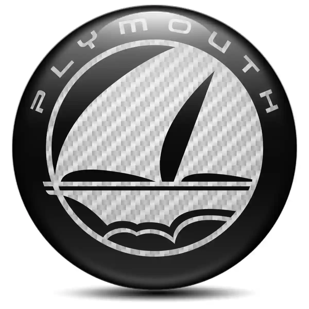 Plymouth Epoxy Sticker Sleek Style