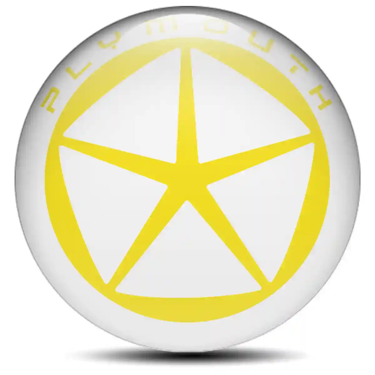 Plymouth Logo Emblem Self-Adhesive Sleek Style