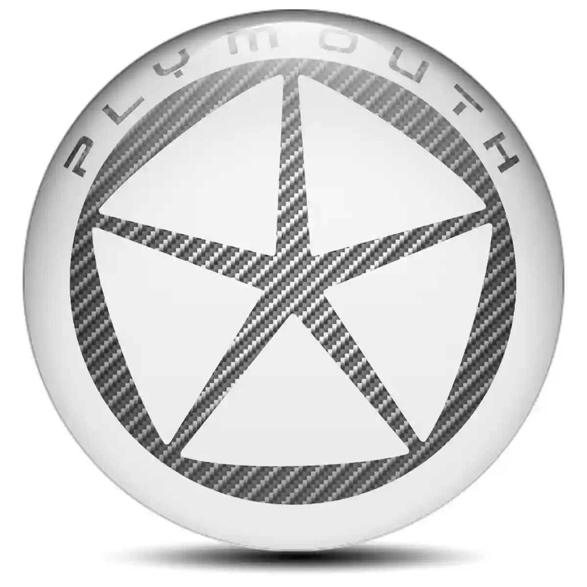 Plymouth Logo Sticker Sleek Style