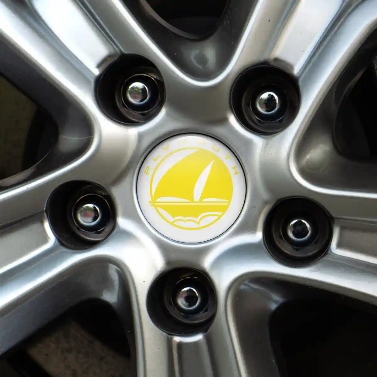 Plymouth Silicone Sticker Self-Adhesive Sleek Style