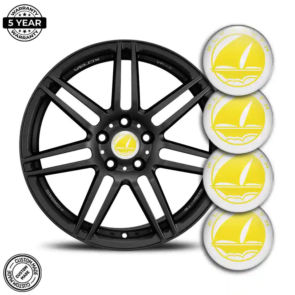 Plymouth Silicone Sticker Self-Adhesive Sleek Style