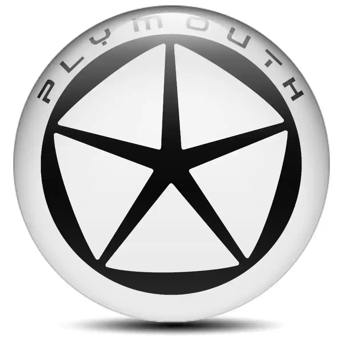 Plymouth Sticker Epoxy 3D Gel Sleek Style