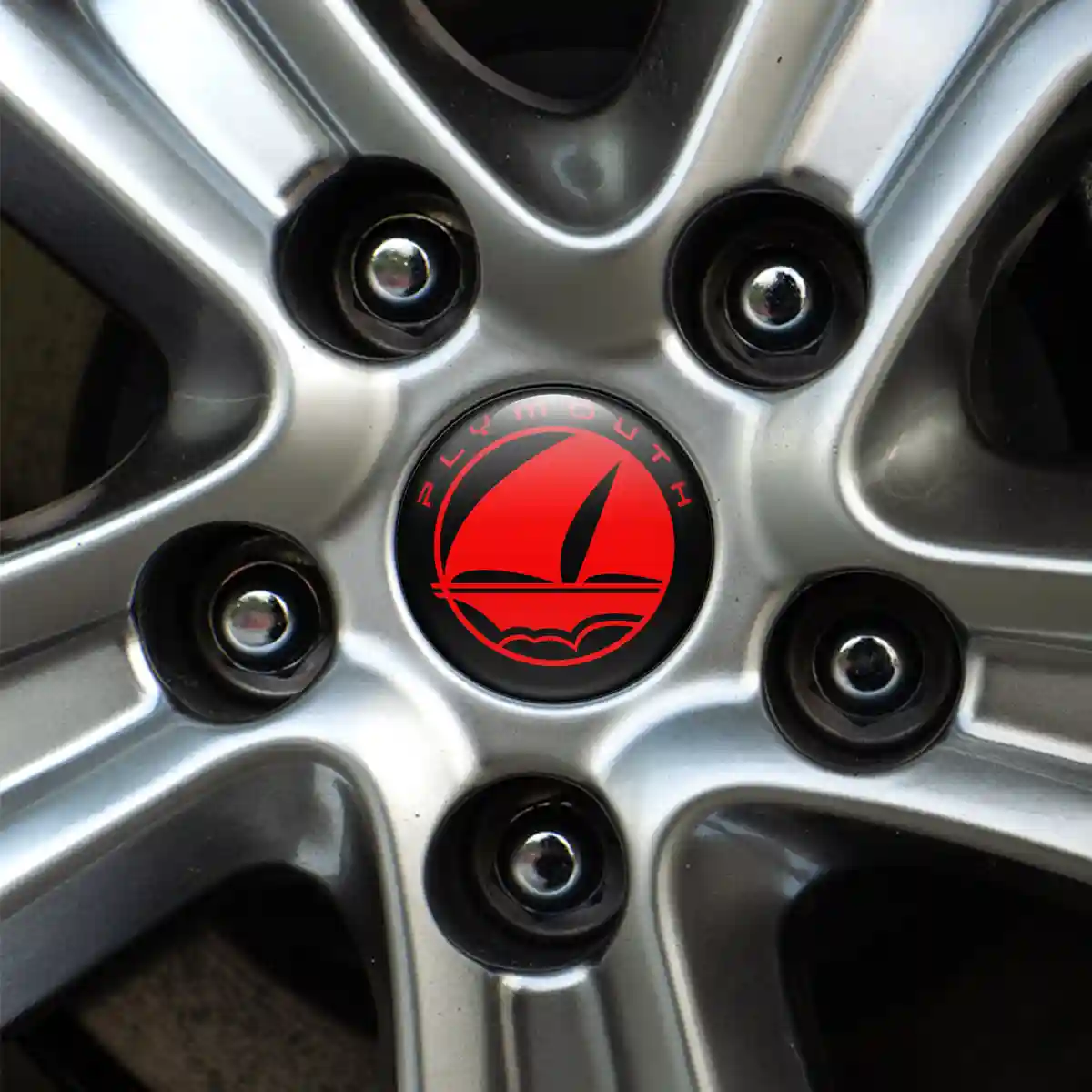 Plymouth Wheel Emblems Refined Design
