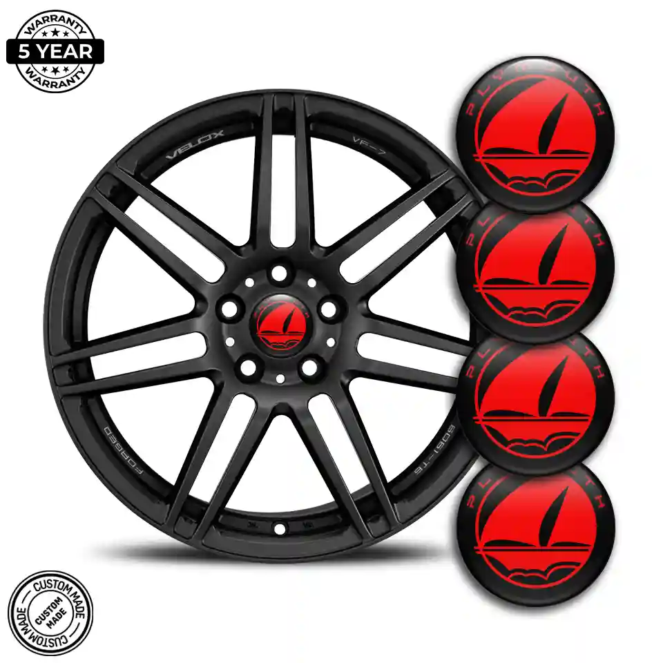 Plymouth Wheel Emblems Refined Design