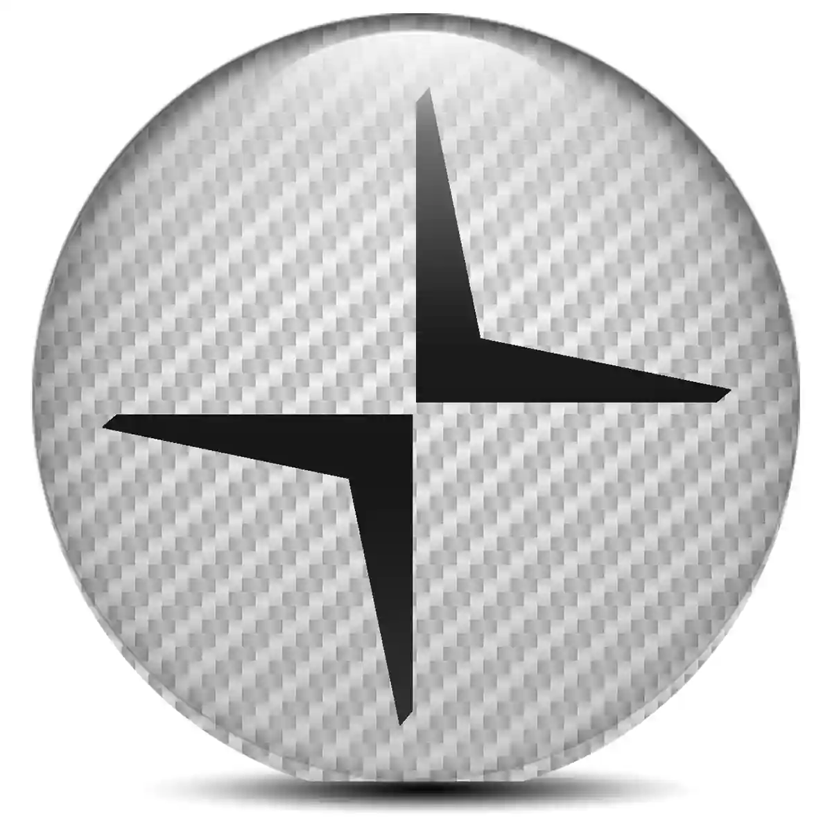 Polestar Domed Emblem Self-Adhesive Sleek Style