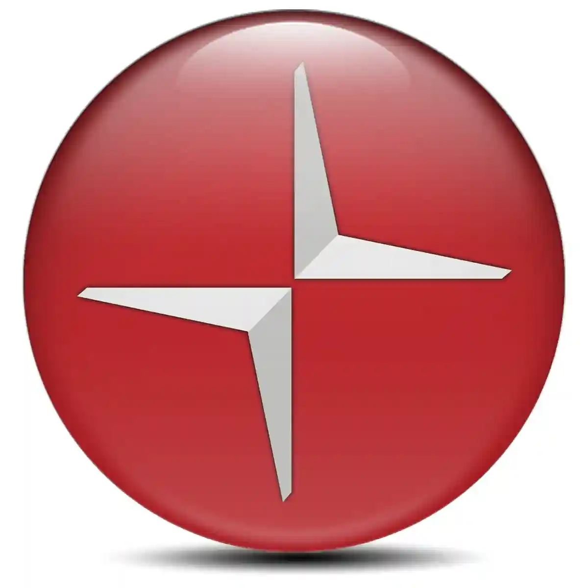 Polestar Domed Sticker Self-Adhesive Sleek Style