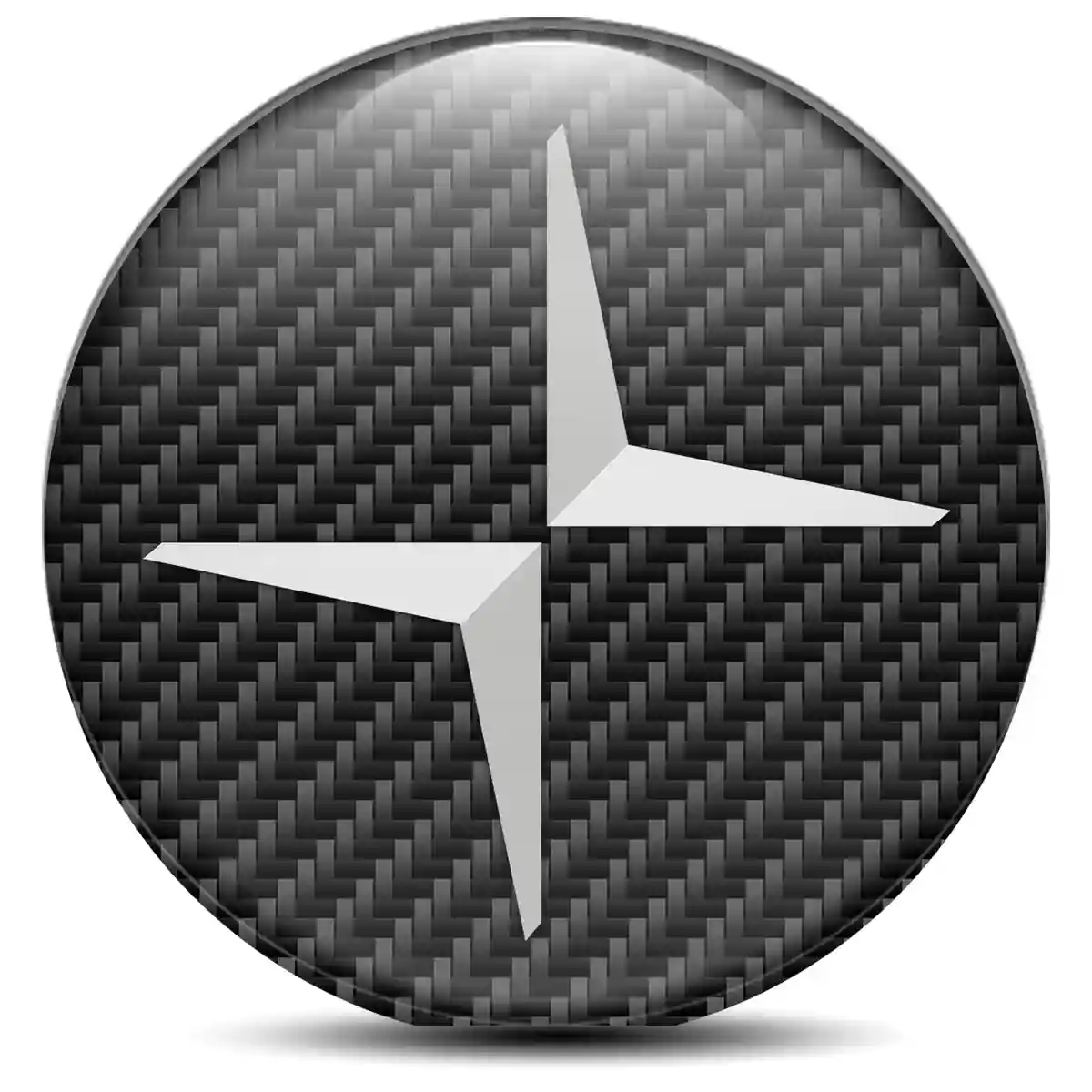 Polestar Domed Sticker Sleek Style