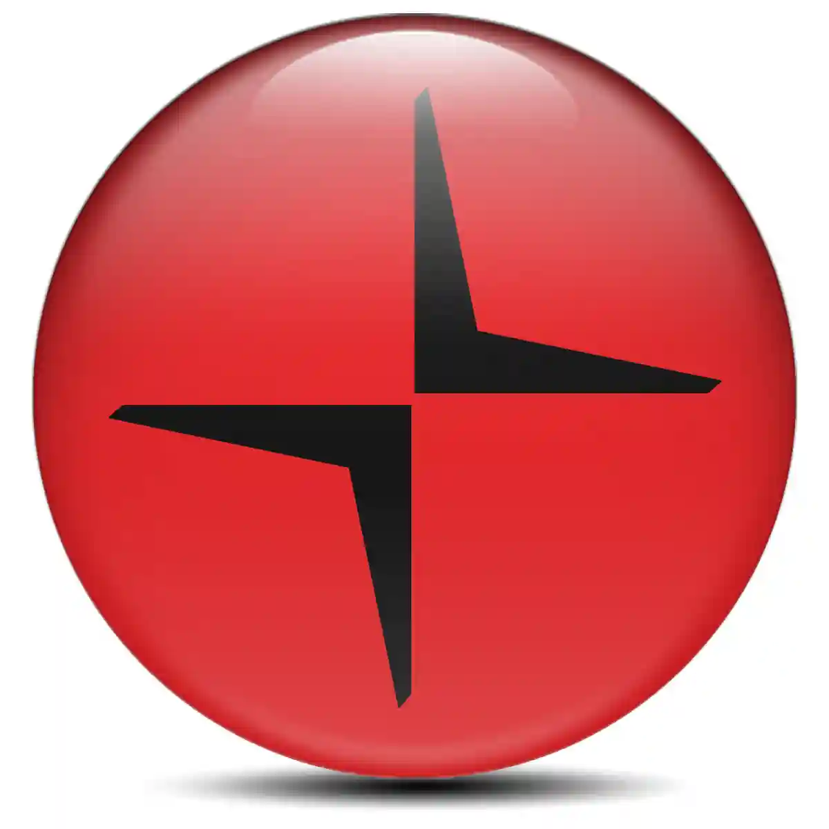 Polestar Emblem Wheel Center Caps Self-Adhesive Sleek Style