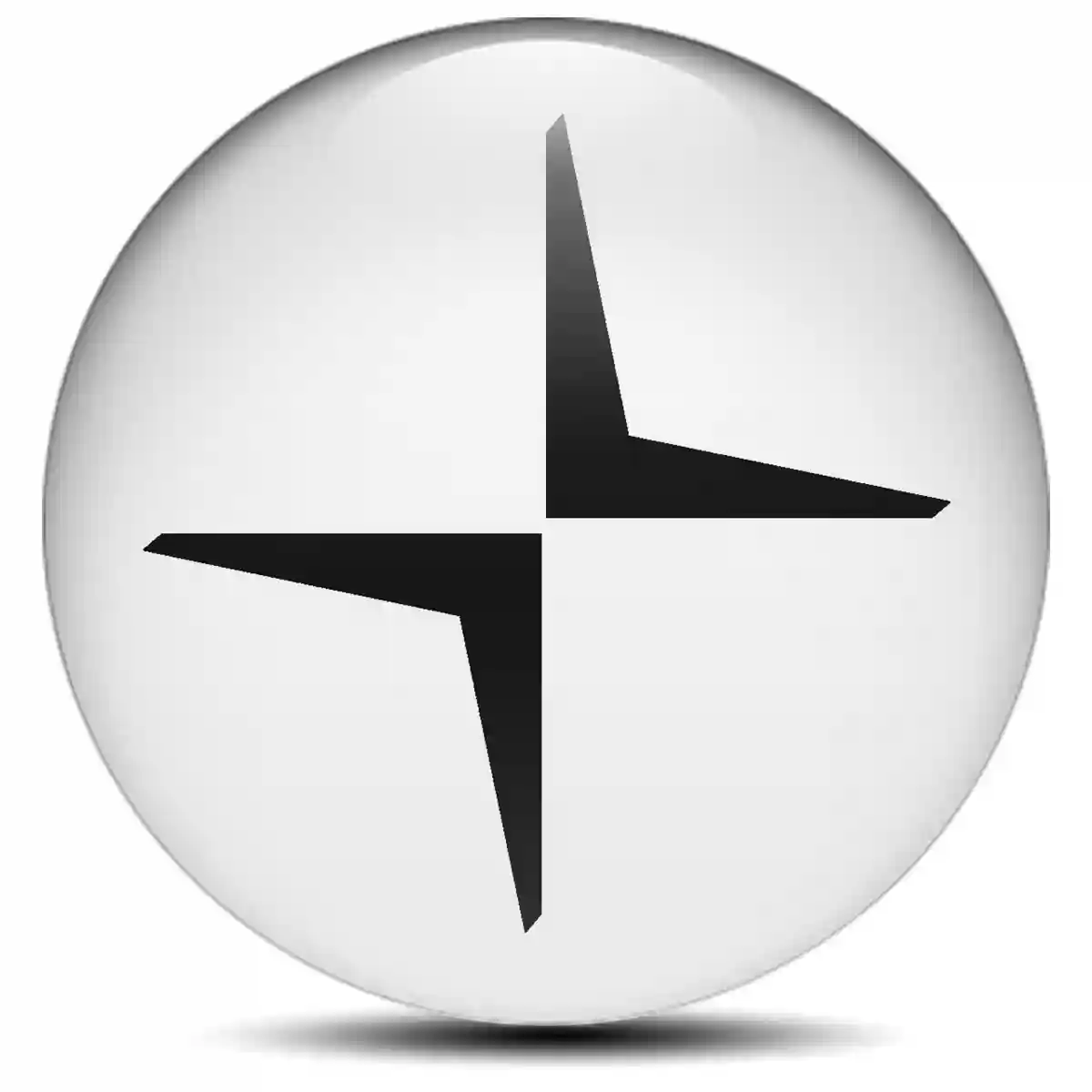 Polestar Logo Emblem Self-Adhesive Sleek Style