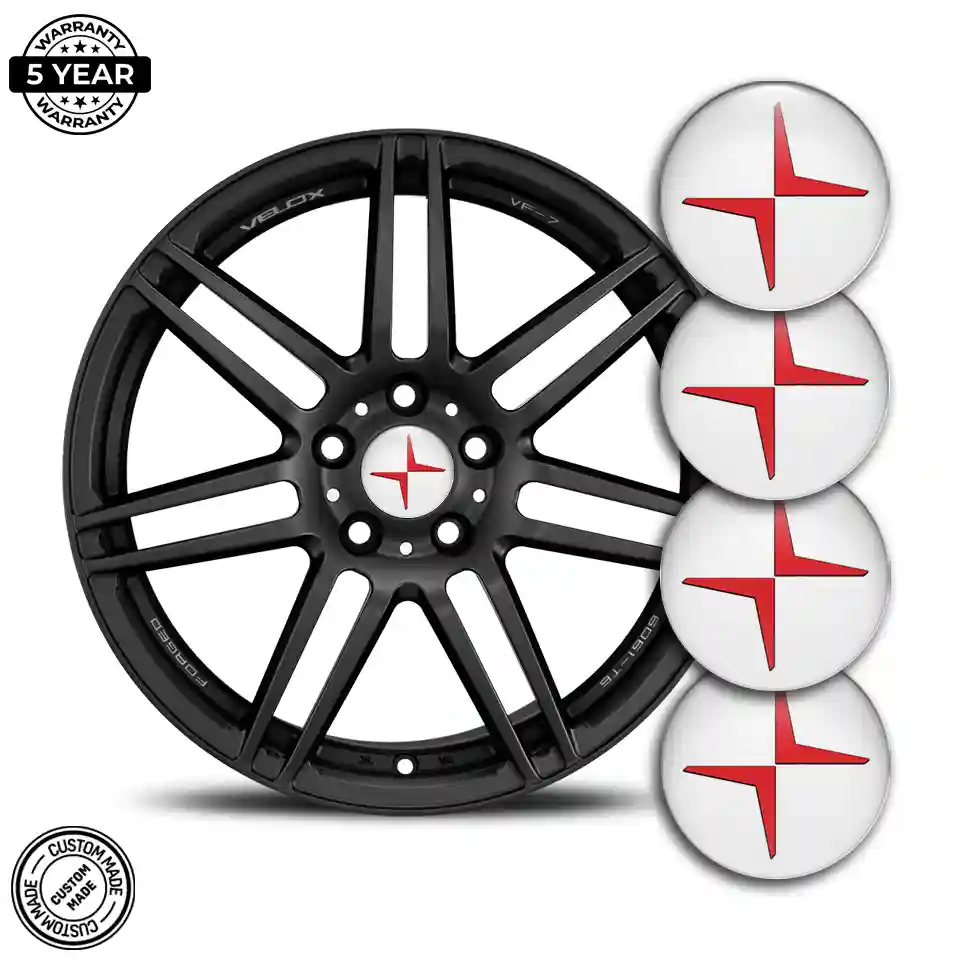 Polestar Logo Silicone Badge Sleek Style