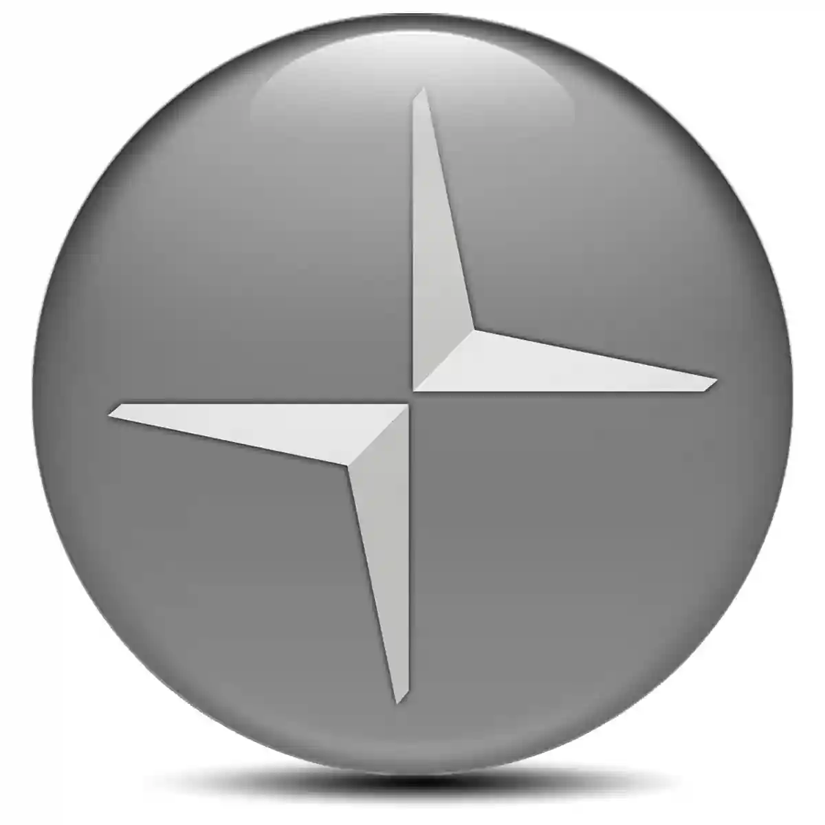 Polestar Wheel Emblem Self-Adhesive Sleek Style