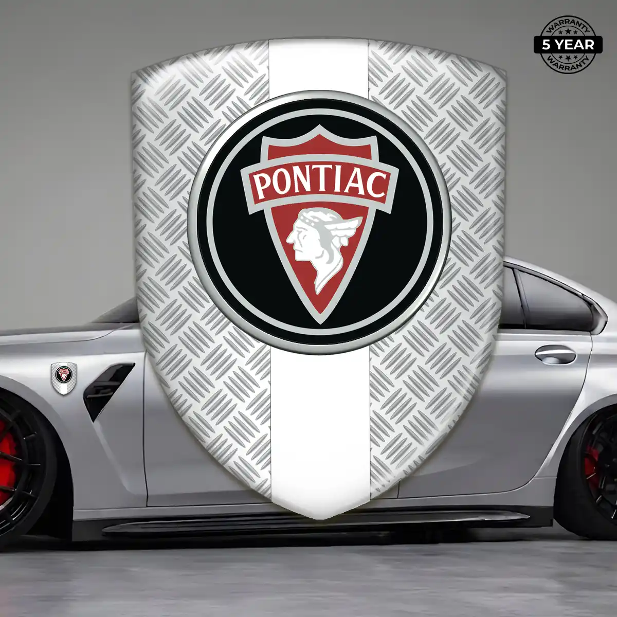 Pontiac 3D Badge Sticker Elite Finish