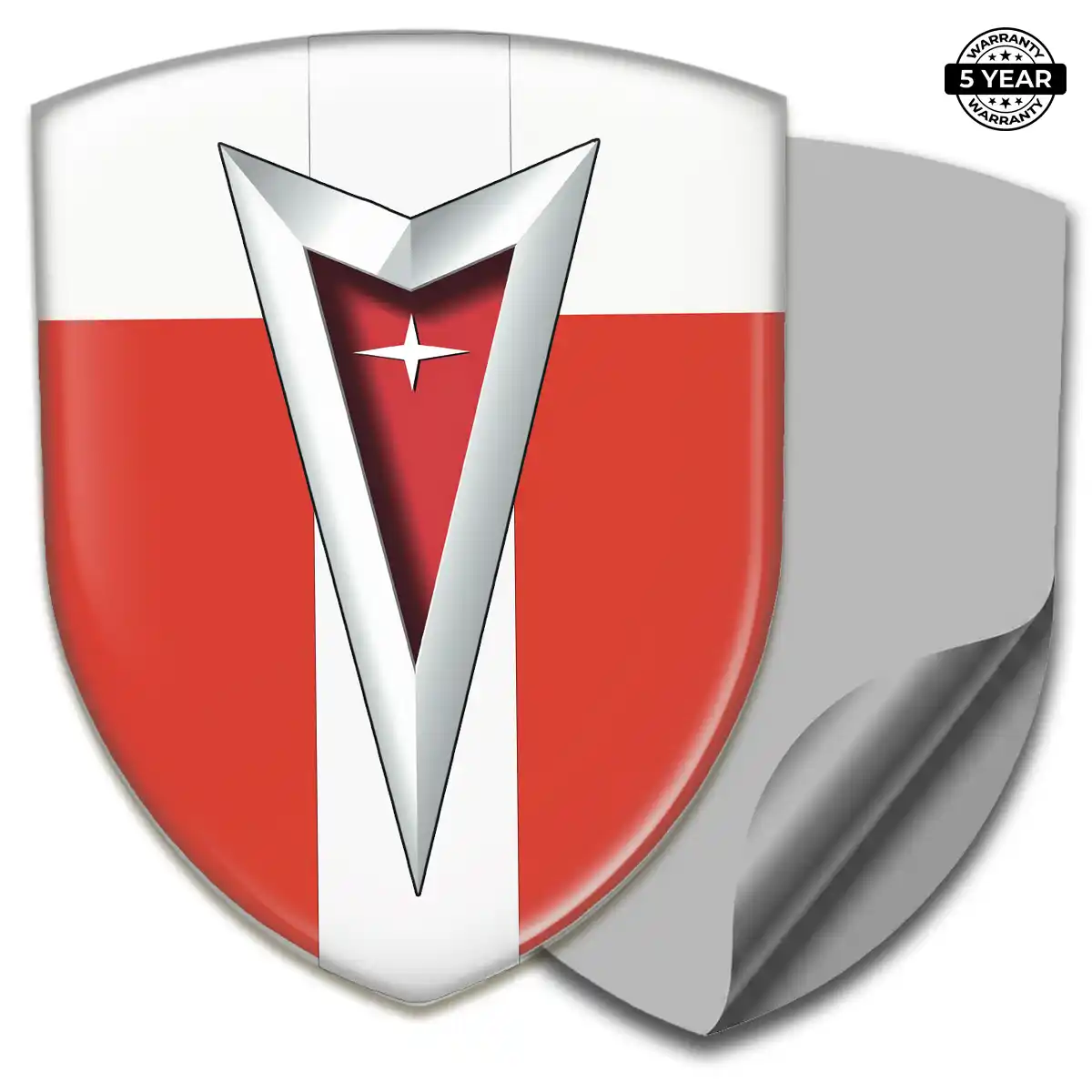 Pontiac 3D Gel Sticker Elite Finish