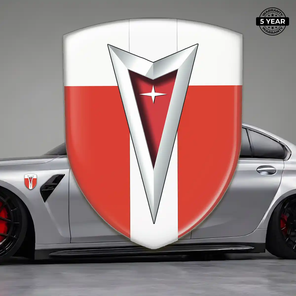 Pontiac 3D Gel Sticker Elite Finish