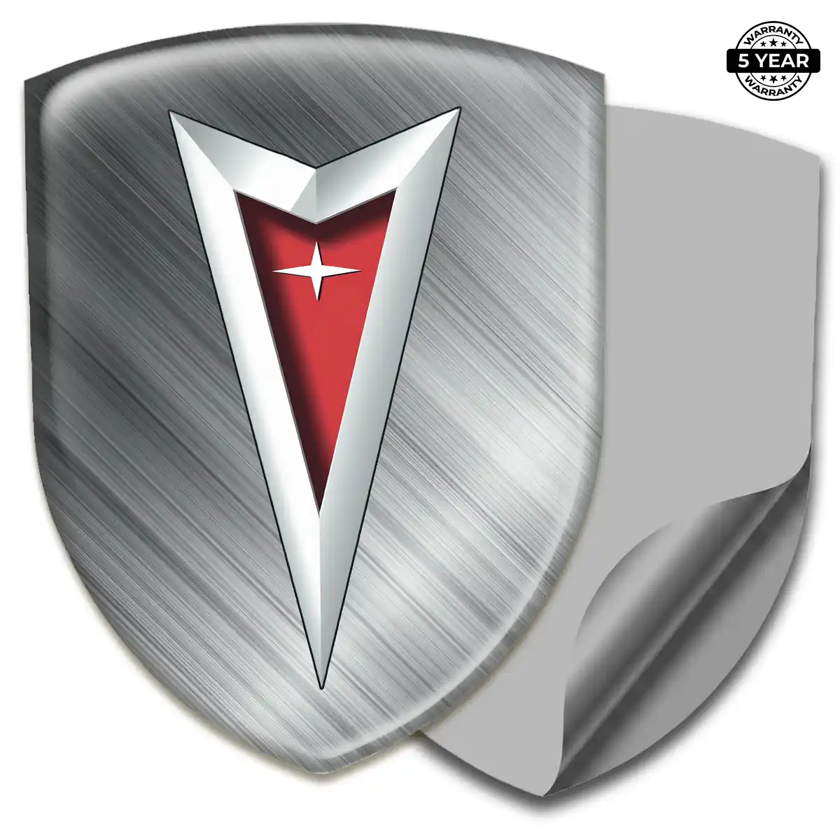 Pontiac 3D Resin Sticker Elite Finish
