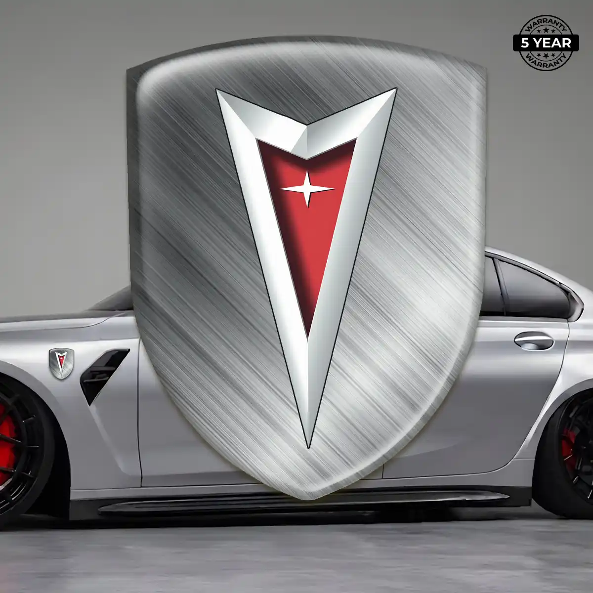 Pontiac 3D Resin Sticker Elite Finish