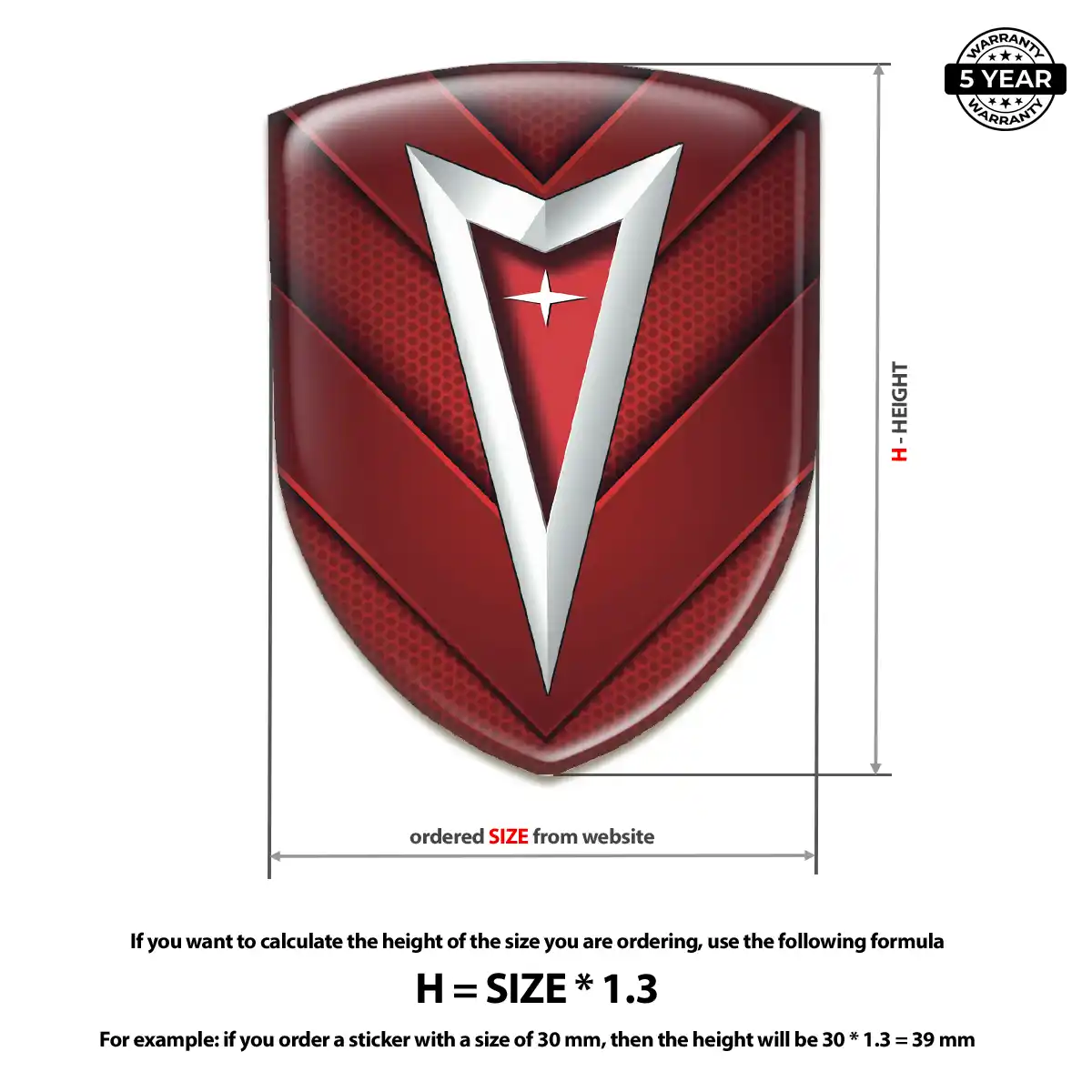 Pontiac Automotive Emblem Sticker Sleek Style