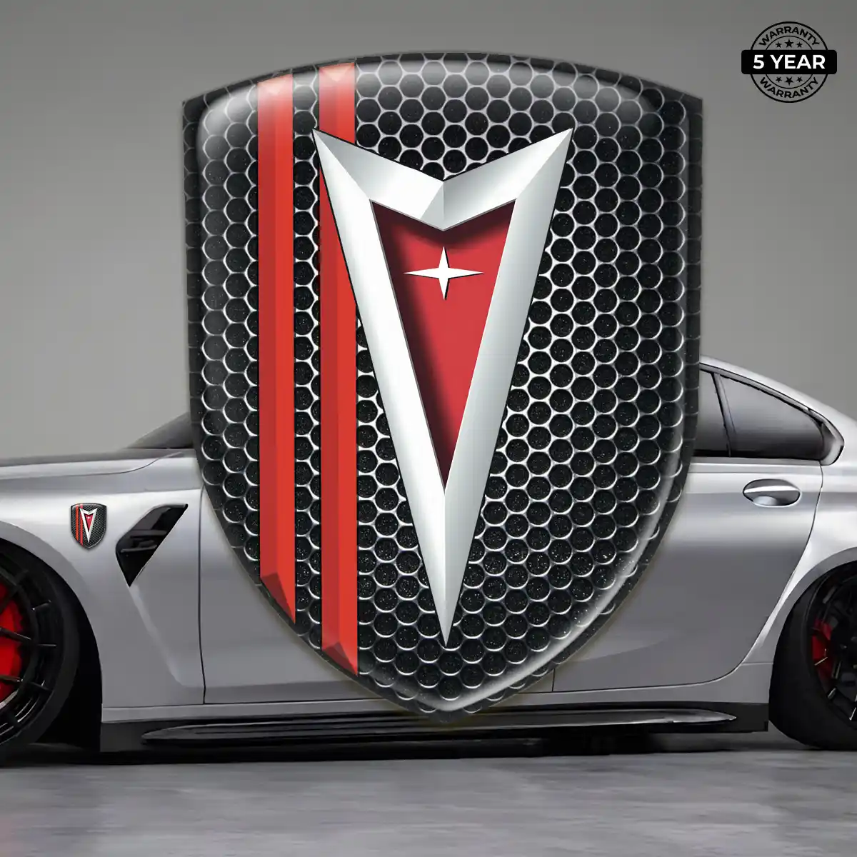 Pontiac Automotive Resin Decal Elite Finish