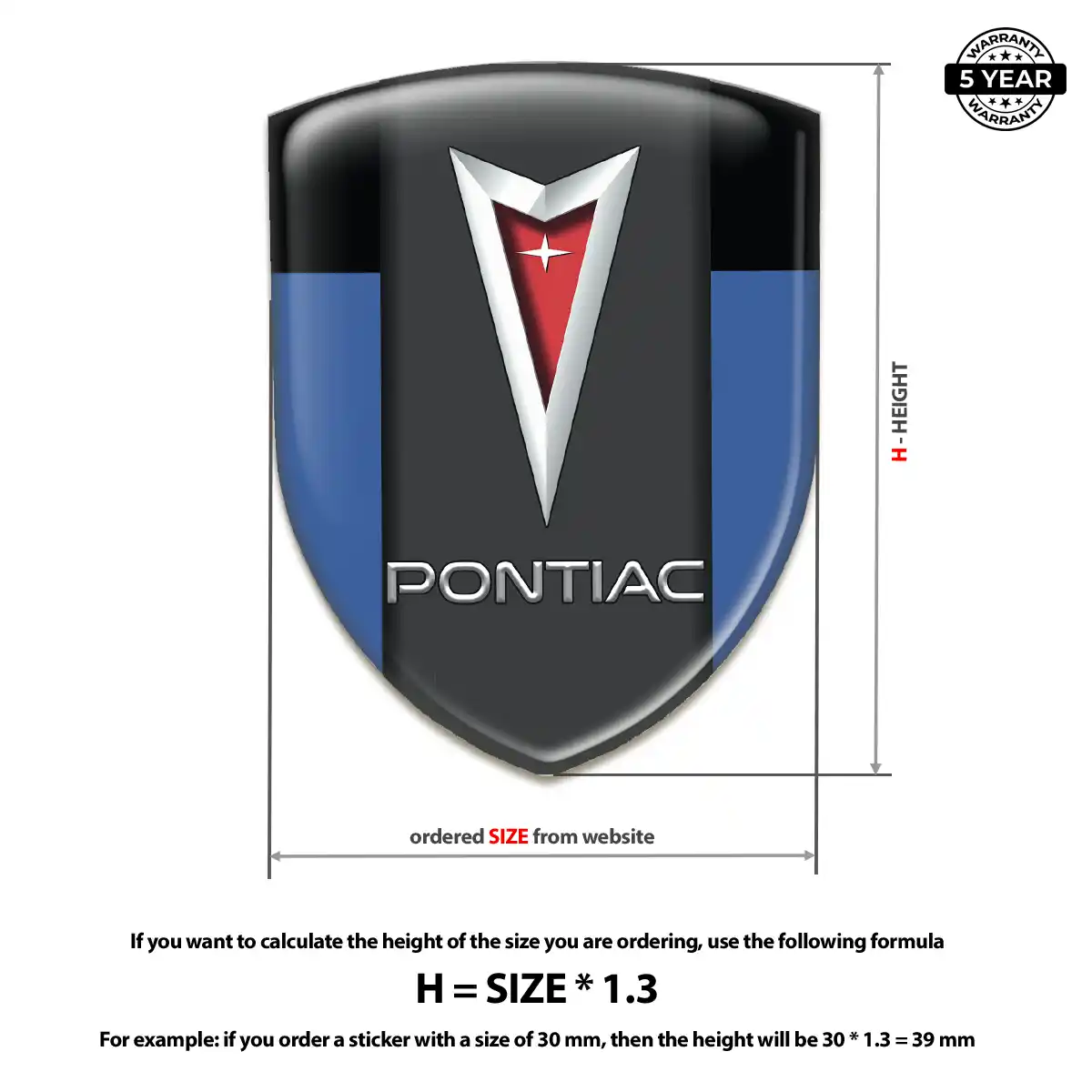 Pontiac Badge Elite Finish