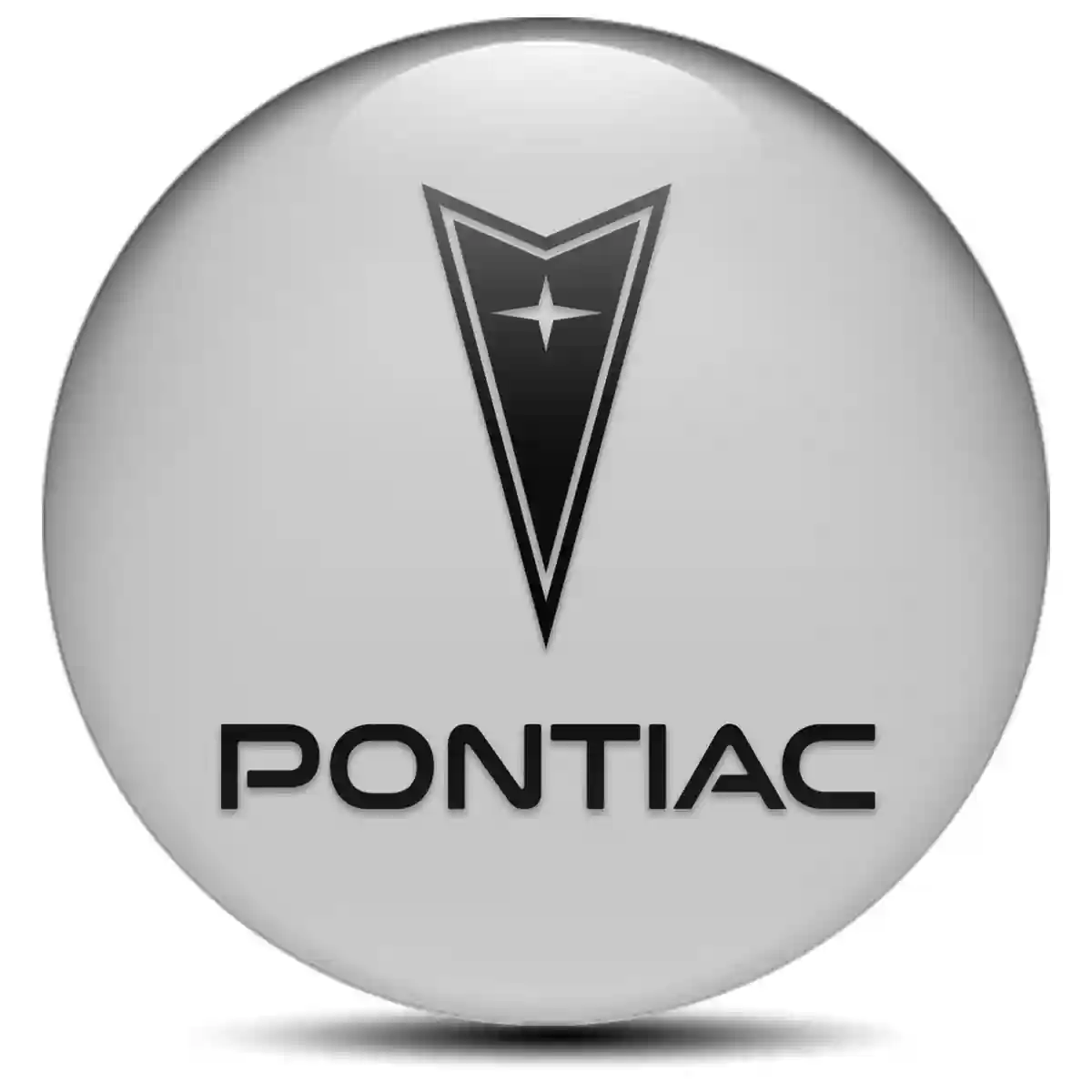 Pontiac Badge Emblems Center Cap Refined Design