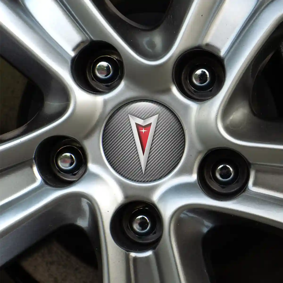 Pontiac Badge Emblems Center Cap Self-Adhesive Sleek Style