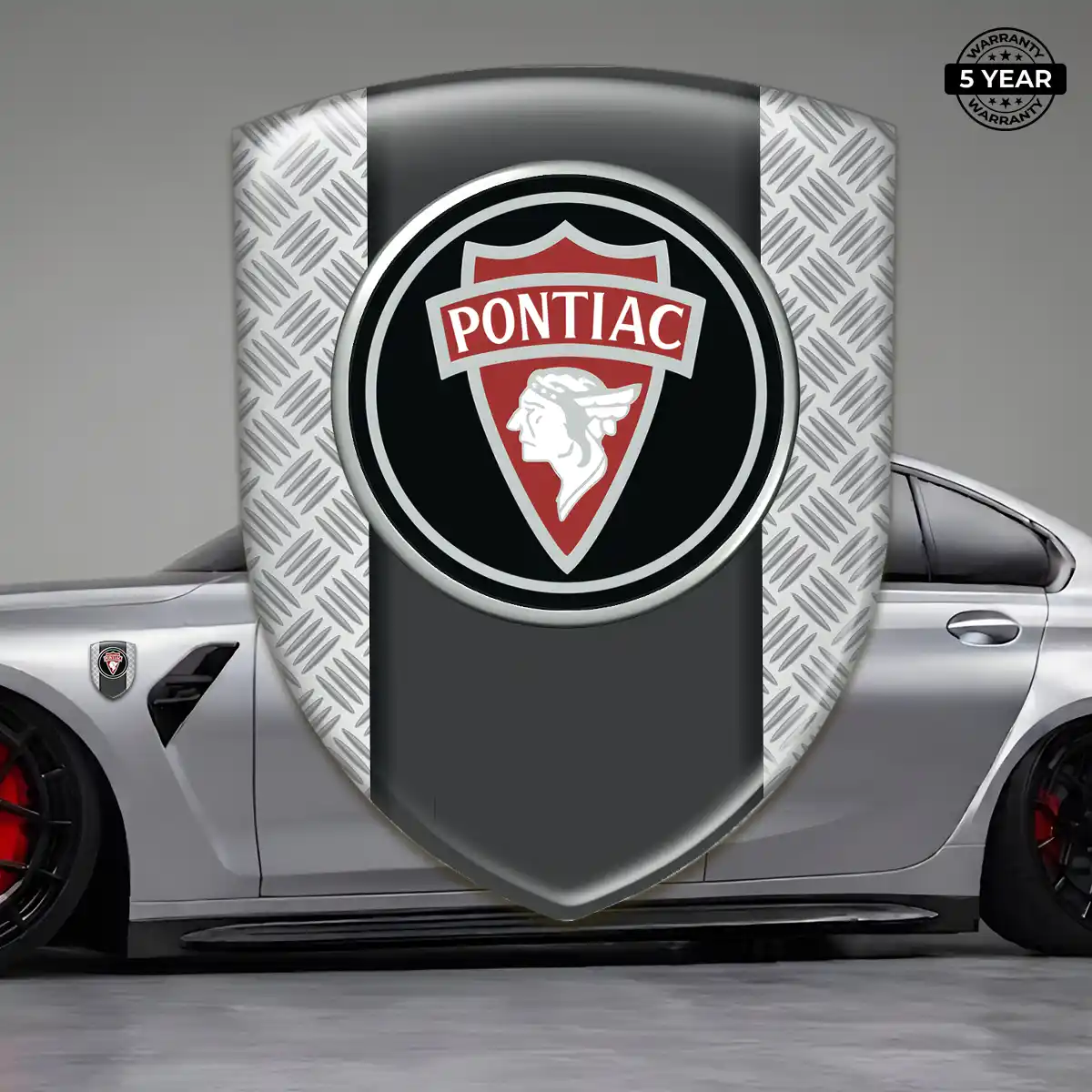Pontiac Badge Sleek Style