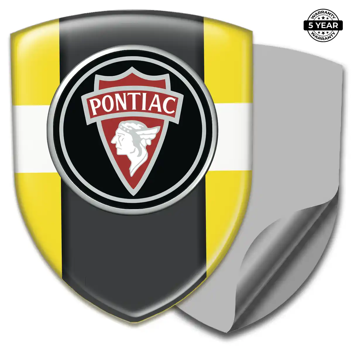 Pontiac Car Emblem Decal Sleek Style