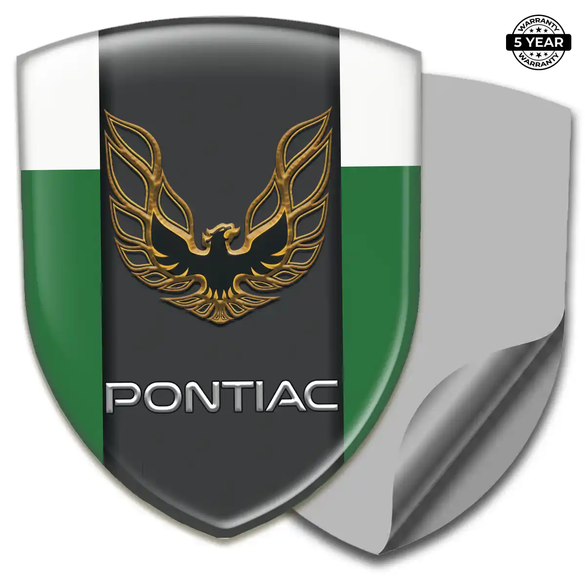 Pontiac Car Emblem Overlay Elite Finish
