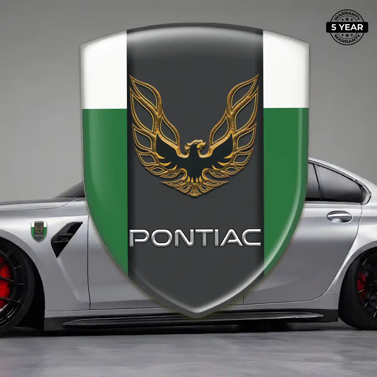 Pontiac Car Emblem Overlay Elite Finish