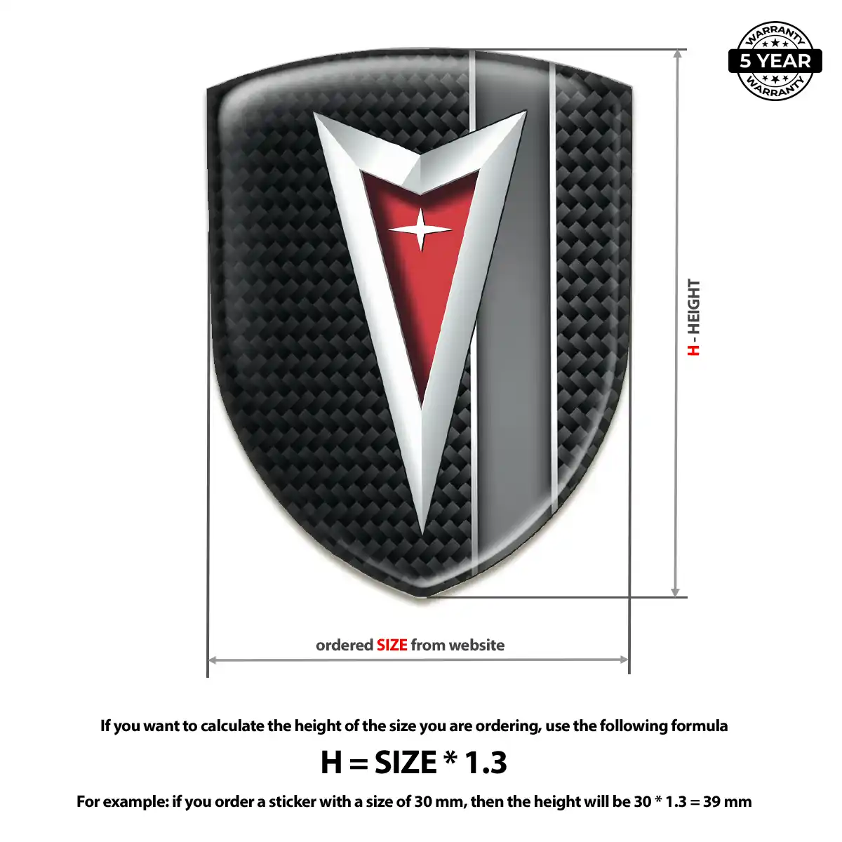 Pontiac Car Emblem Overlay Sleek Style