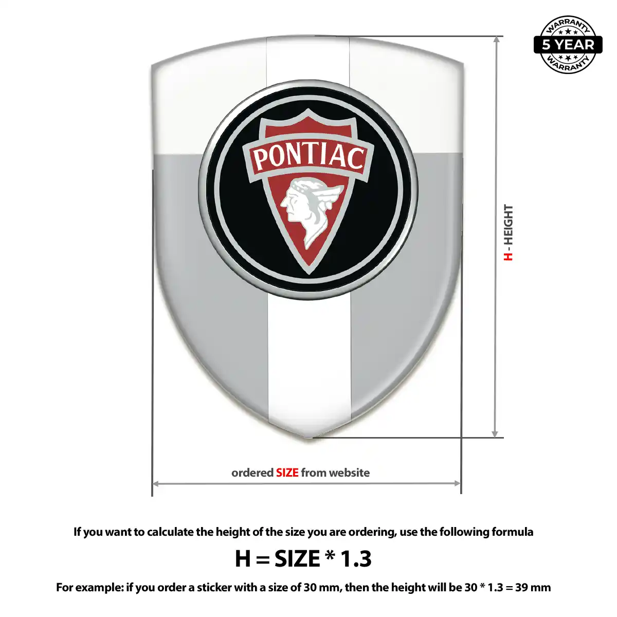 Pontiac Crest Emblem Elite Finish