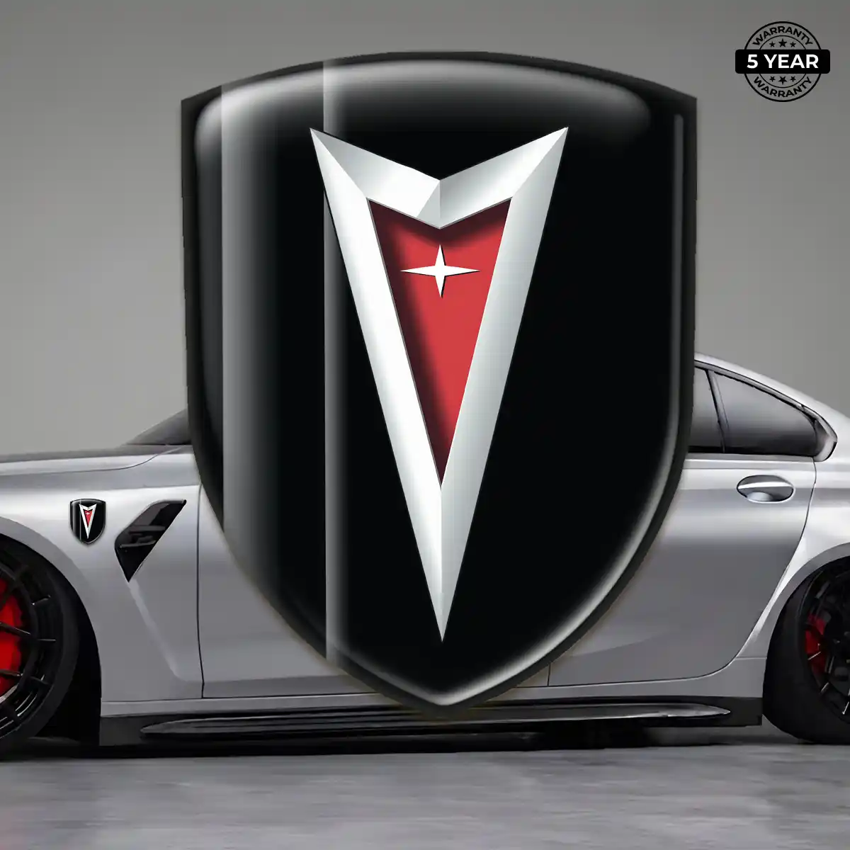 Pontiac Crest Emblem Refined Design
