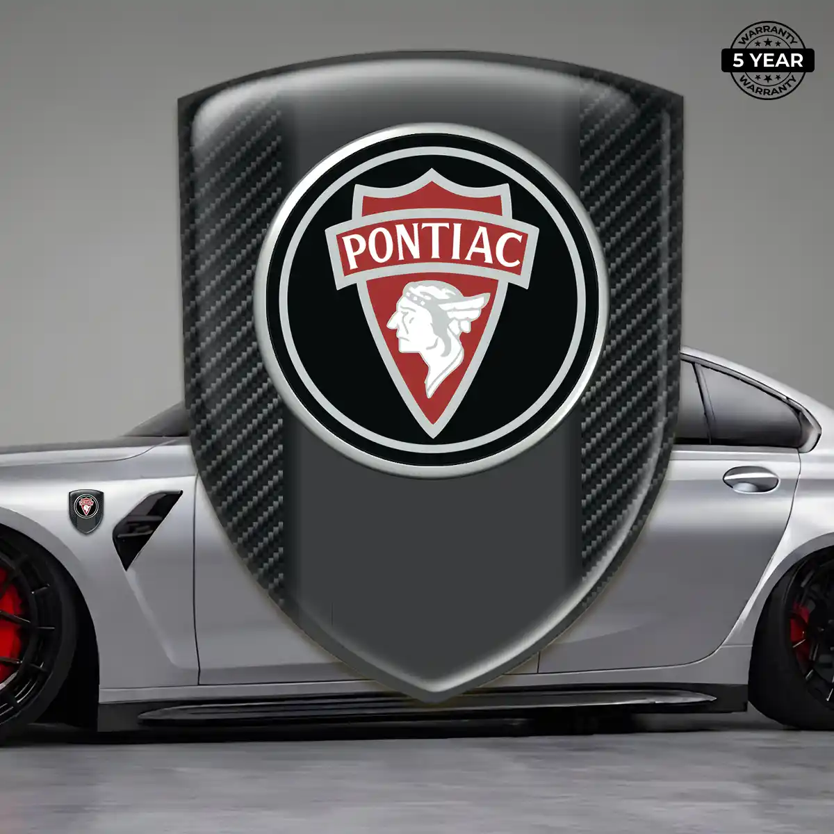 Pontiac Crest Emblem Sleek Style