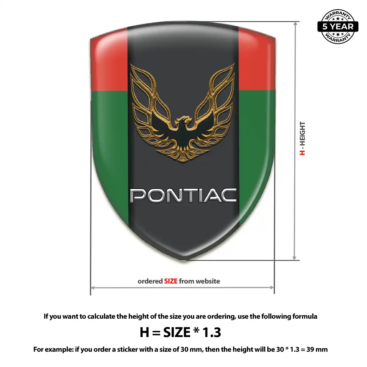 Pontiac Crest Emblem Superior Craft