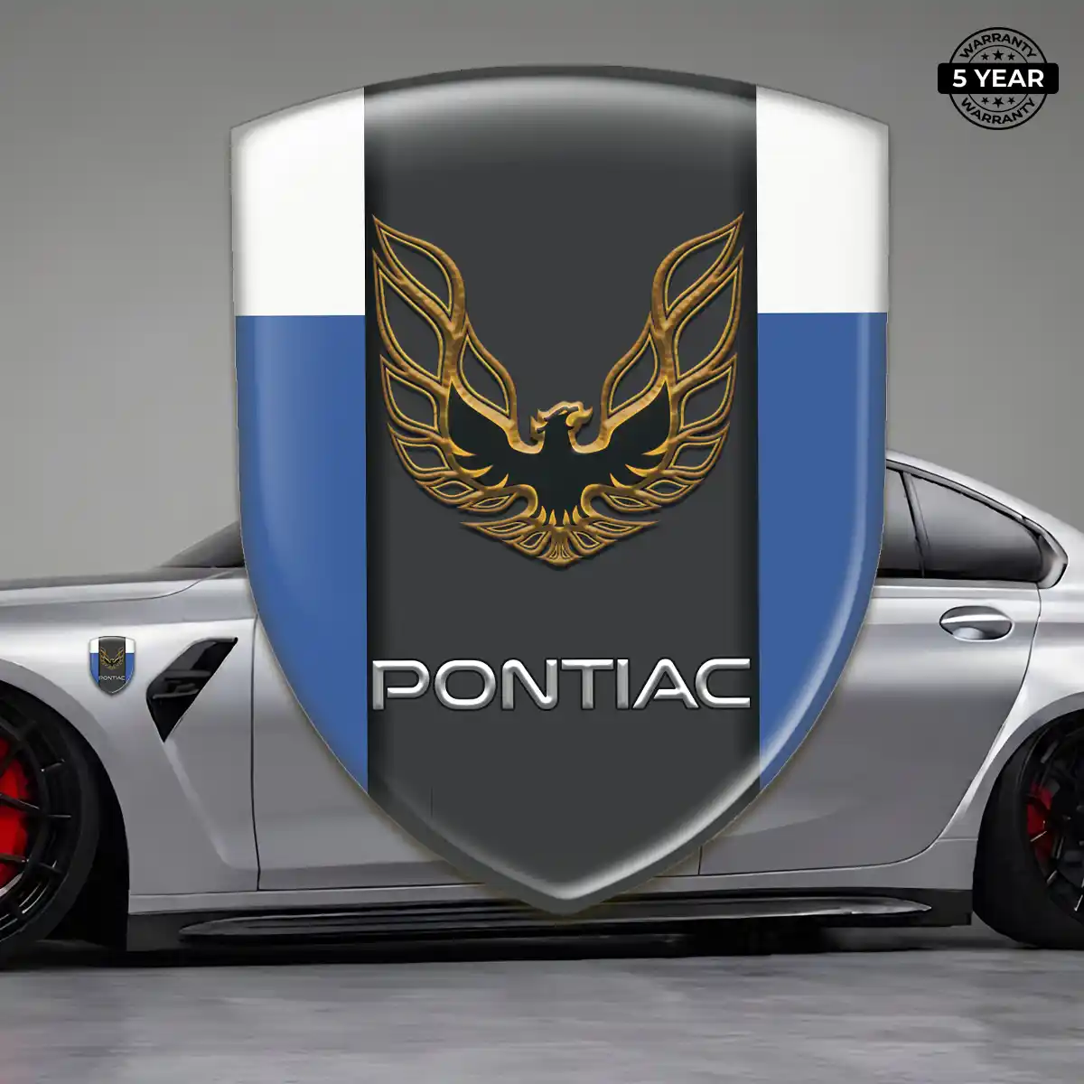 Pontiac Crest Logo Emblem Elite Finish