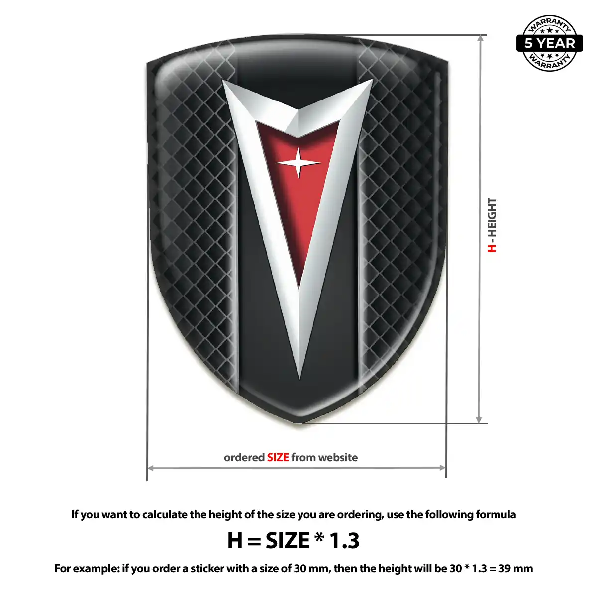 Pontiac Crest Logo Emblem Refined Design