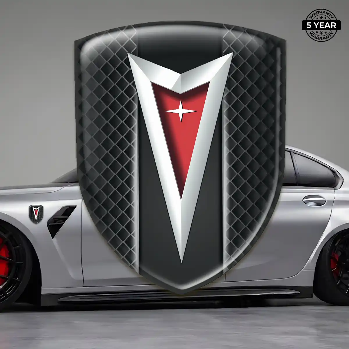 Pontiac Crest Logo Emblem Refined Design