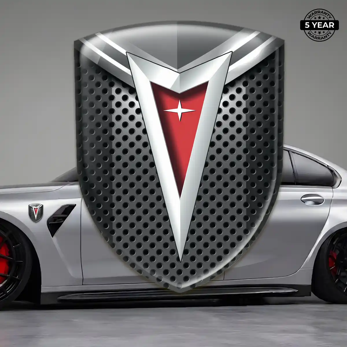 Pontiac Domed Badge Refined Design