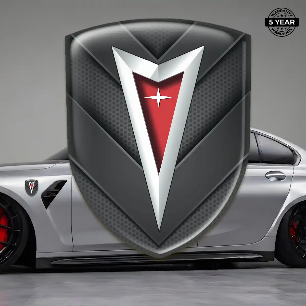 Pontiac Domed Badge Sleek Style