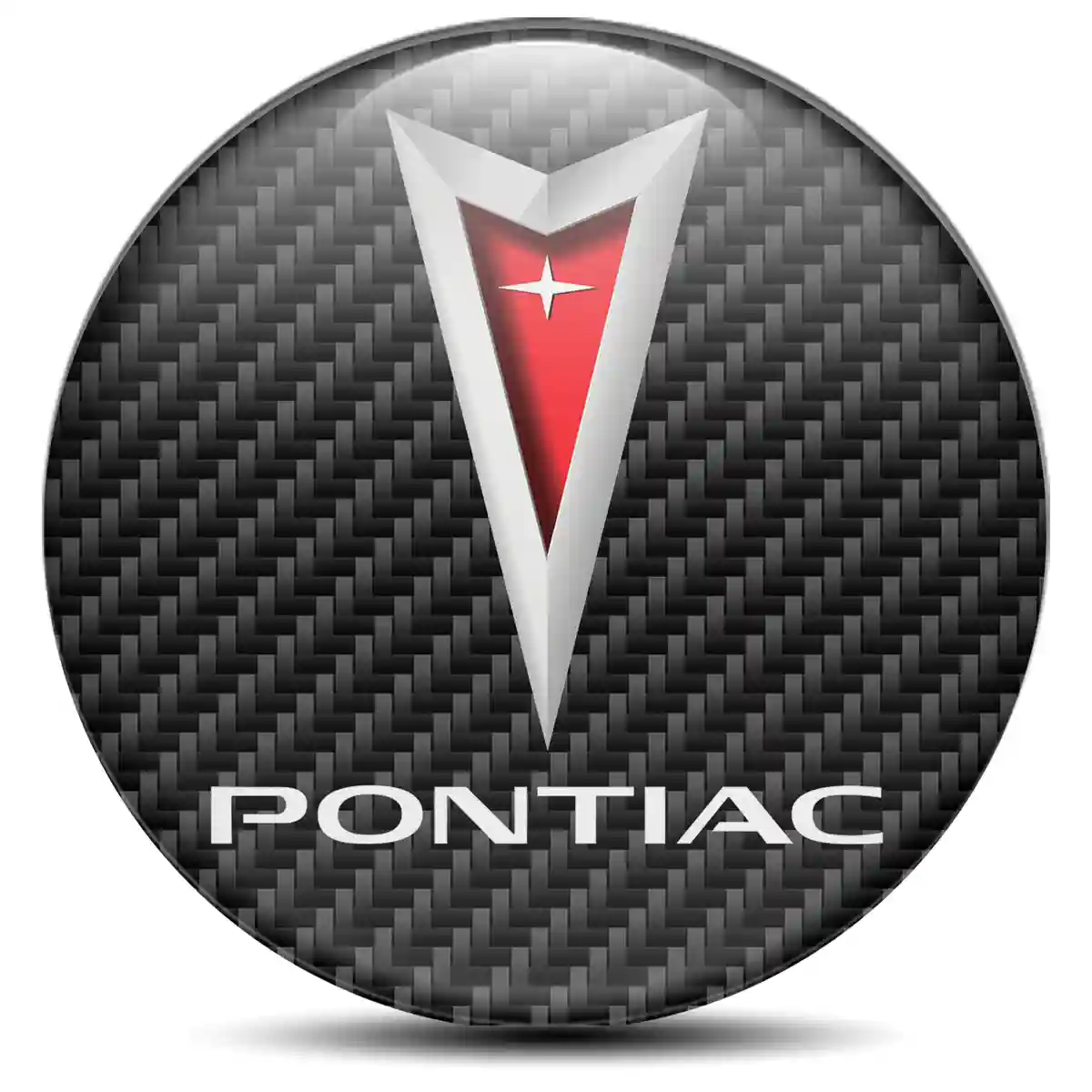 Pontiac Domed Sticker Elite Finish