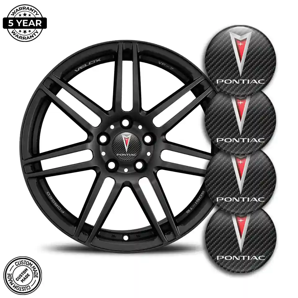 Pontiac Domed Sticker Elite Finish