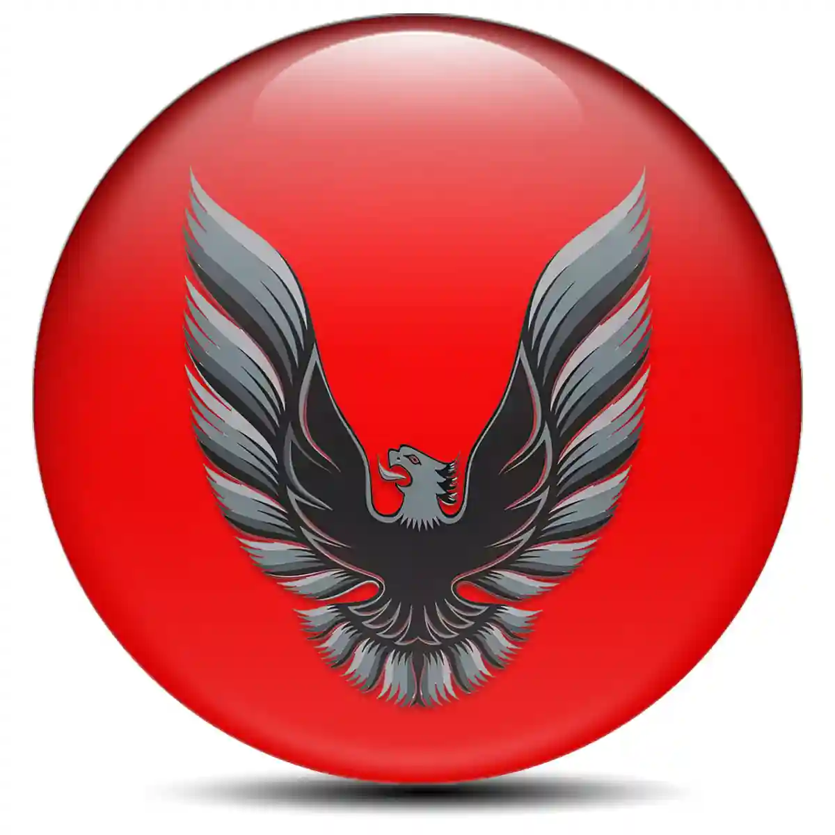 Pontiac Domed Sticker Self-Adhesive Elite Finish