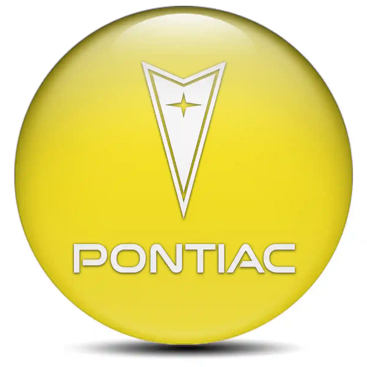 Pontiac Domed Sticker Self-Adhesive Sleek Style