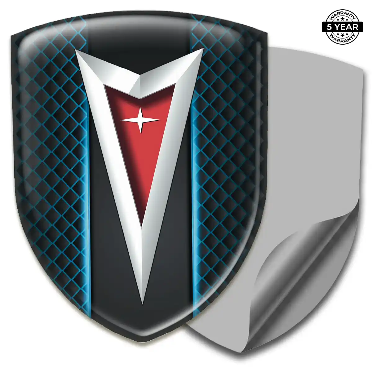 Pontiac Emblem Badge Logo Refined Design