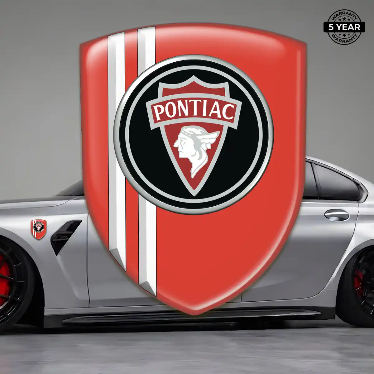 Pontiac Emblem Badge Logo Sleek Style